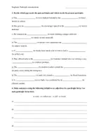 Vorschau - Arbeitsblätter - GL 5/6 Participle constructions Grammatik + Übungen - Seite 3
