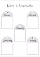 Vorschau - Arbeitsblätter - "Meine 1. Schulwoche" - Tagebuch/Portfolio - Seite 3
