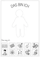 Vorschau - Arbeitsblätter - Das bin ich - Steckbrief Vorlage Vorstellung - Seite 2