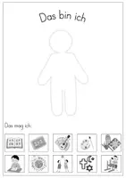 Vorschau - Arbeitsblätter - Das bin ich - Steckbrief Vorlage Vorstellung - Seite 3