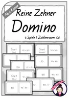 Vorschau - Arbeitsblätter - Materialpaket: Reine Zehnerzahlen Arbeitsblätter & Lernspiele - Seite 1