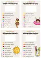 Vorschau - Mal- und Bastelvorlagen - Feriengruß Regenbogensteinchen - Seite 3