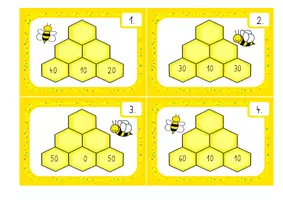 Vorschau - Stationenlernen - Rechenwaben ZR 100 | Zehnerzahlen - Reine Zehner - Seite 2