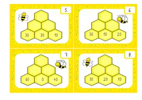 Vorschau - Stationenlernen - Rechenwaben ZR 100 | Zehnerzahlen - Reine Zehner - Seite 3