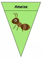 Vorschau - Spiele - Große Wimpel Insekten - Für Girlande oder Kette (Deko) - DaZ/DaF, Deutsch (Wortschatz) - Seite 2