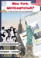 Vorschau - Arbeitsblätter - New York: Welthauptstadt? – Arbeitsblatt zu Globalisierung - Deckblatt