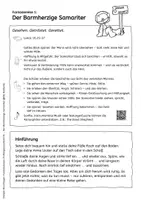 Vorschau - Arbeitsblätter - Gleichnis vom barmherzigen Samariter - Fantasiereise zum biblischen (Neues Testament | Bibelgeschichte | Nächstenliebe) - Seite 3