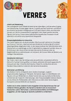 Vorschau - Arbeitsblätter - Comic: Verres - Seite 1