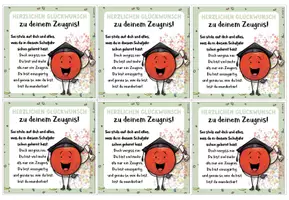 Vorschau - Bildkarten - Grußkärtchen / Feriengruß zum Zeugnis (wahres Zeugnis) - Seite 3