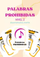 Vista previa - Juegos / Gamificación - Palabras Prohibidas Musicales. 2º Enseñanzas Elementales - Portada