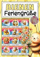 Vorschau - Anderer Materialtyp - Bienenklasse Feriengrüße zu den Sommerferien - Deckblatt