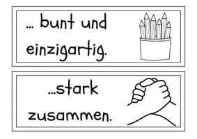 Vorschau - Mal- und Bastelvorlagen - Türschild zum Ausmalen: Wir sind... - Seite 3