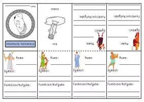 Vorschau - Arbeitsblätter - Buddy Book - Griechische Götter - Seite 2