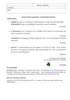 Vorschau - Klassenarbeiten - Klausur Sozialstaat und EWH - Deckblatt