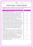 Vorschau - Arbeitsblätter - STORY WALK - MEDIA / GOING ONLINE (3-fach differenziert) - Seite 3