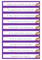Vorschau - Aufgabenkarten - Finde das Prädikat - Seite 1