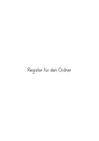 Vorschau - Anderer Materialtyp - Wochenordner - Organisation für Ordner und Mappen - Seite 1