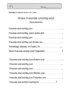 Vorschau - Stundenentwürfe - Gedicht: Wann Freunde wichtig sind von Georg Bydlinski - Seite 3