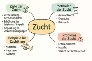 Vorschau - Arbeitsblätter - Arbeitsblätter zum Thema "Zucht" + Lösung & MP3 + Mindmap + Infografik - Seite 1