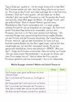 Vorschau - Arbeitsblätter - Märchen Der Froschkönig Märchentext und Quiz - Seite 2