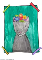 Vista previa - Manualidades / Dibujos para colorear - Frida Kahlo en la clase de arte – Proyecto artístico creativo - página 3