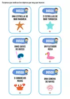 Vista previa - Tarjetas / Manipulativos - Busca y encuentra verano - Tesoros Brillantes - página 3