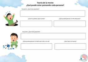 Vista previa - Unidades / Secuencias / Situaciones de Aprendizaje - Fichas para trabajar Teoría de la mente - página 3