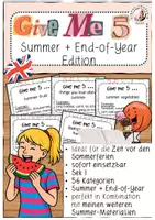 Vorschau - Spiele - Give me 5 Summer End of Year Sek I Englisch 5-10 - Deckblatt