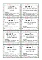 Vorschau - Spiele - Gib mir 5 Sommer Schuljahresende DaZ Deutsch Grundschule Sek I - Seite 3