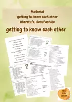 Vorschau - Spiele - getting to know each other games, Oberstufe, Berufsschule, für draußen geeignet - Deckblatt