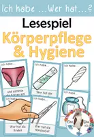Vorschau - Spiele - Sexualerziehung / Sexuelle Bildung - Lesespiel - Körperpflege & Hygiene in der Pubertät - Deckblatt