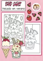 Vista previa - Manualidades / Dibujos para colorear - Láminas para colorear: Helado de verano - Portada