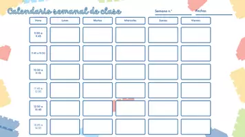 Vista previa - Decoración del aula - Calendario de Clases y RUTINAS DIARIAS - página 3