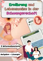 Vorschau - Arbeitsblätter - Schwangerschaft Materialpaket: Befruchtung, Verlauf, Geburt - Seite 1