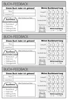 Vorschau - Arbeitsblätter - Bibliothek/Klassenbücherei - Buch-Feedback - Seite 2