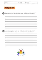 Vorschau - Arbeitsblätter - Die Windmühle - wie funktioniert eine Windmühle - Seite 3
