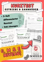 Vorschau - Test - Kurztest - Getriebe - Zahnräder - Maschinen und Mobilität - Deckblatt
