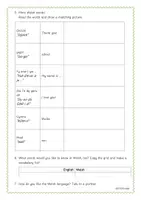 Vorschau - Arbeitsblätter - WALES - Welsh words - Seite 2