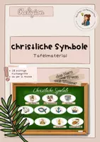 Vorschau - Präsentationen/Tafelbilder - Christliche Symbole: Tafelmaterial - Deckblatt