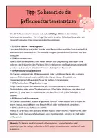Vorschau - Stationenlernen - 30 Reflexionskarten „Was habe ich dieses Jahr gelernt“ - Seite 1