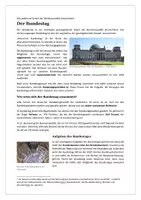 Vorschau - Arbeitsblätter - Der deutsche Bundestag und Bundestagswahlen - Seite 1