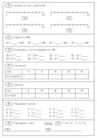 Vorschau - Arbeitsblätter - Das kann ich noch aus der 2. Klasse - Lernstandserhebung Mathe 3 - Seite 3