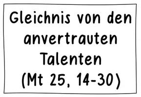 Vorschau - Präsentationen/Tafelbilder - Tafelmaterial: Gleichnis von den anvertrauten Talenten - Seite 2