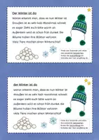 Vorschau - Stationenlernen - Satzzeichen setzen "Winter" - Seite 1