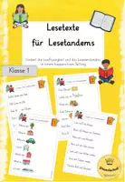 Vorschau - Arbeitsblätter - Texte für Lesetandems in Klasse 1 - Deckblatt