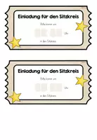 Vorschau - Fördermaterial/Inklusion - Classroom-Management: Kreis-Einladungstickets - Seite 2