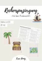 Vorschau - Arbeitsblätter - Rechenspaziergang Addition mit ZÜ (ZR 100) - Deckblatt