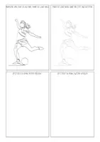 Vorschau - Arbeitsblätter - One Line Art - Kunst aus einer Linie - Fußball - Seite 3