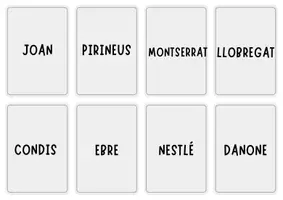 Vista previa - Tarjetas / Manipulativos - MEMORY NOMS COMUNS I PROPIS - página 2