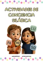 Vista previa - Hojas de trabajo - ACTIVIDADES CONCIENCIA SILÁBICA 1º PARTE - página 1